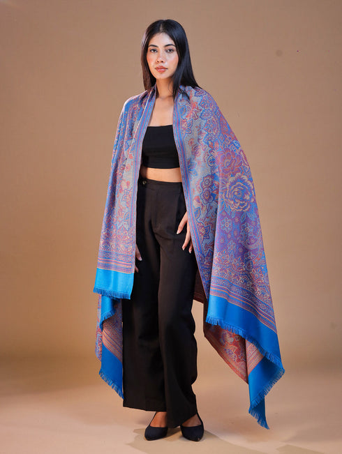 Women's Jamawar Wool Shawl